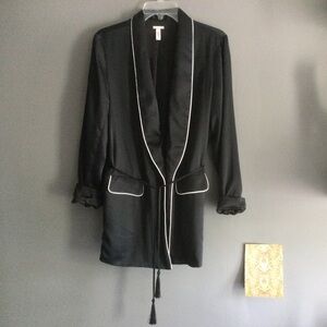 Victoria’s Secret Silky Blazer Style Robe